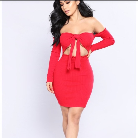 Fashion Nova Dresses & Skirts - Fashion nova off the shoulder dress